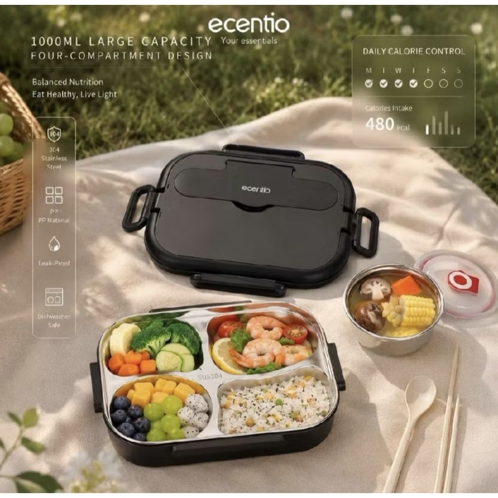 Ecentio lunch box stainless