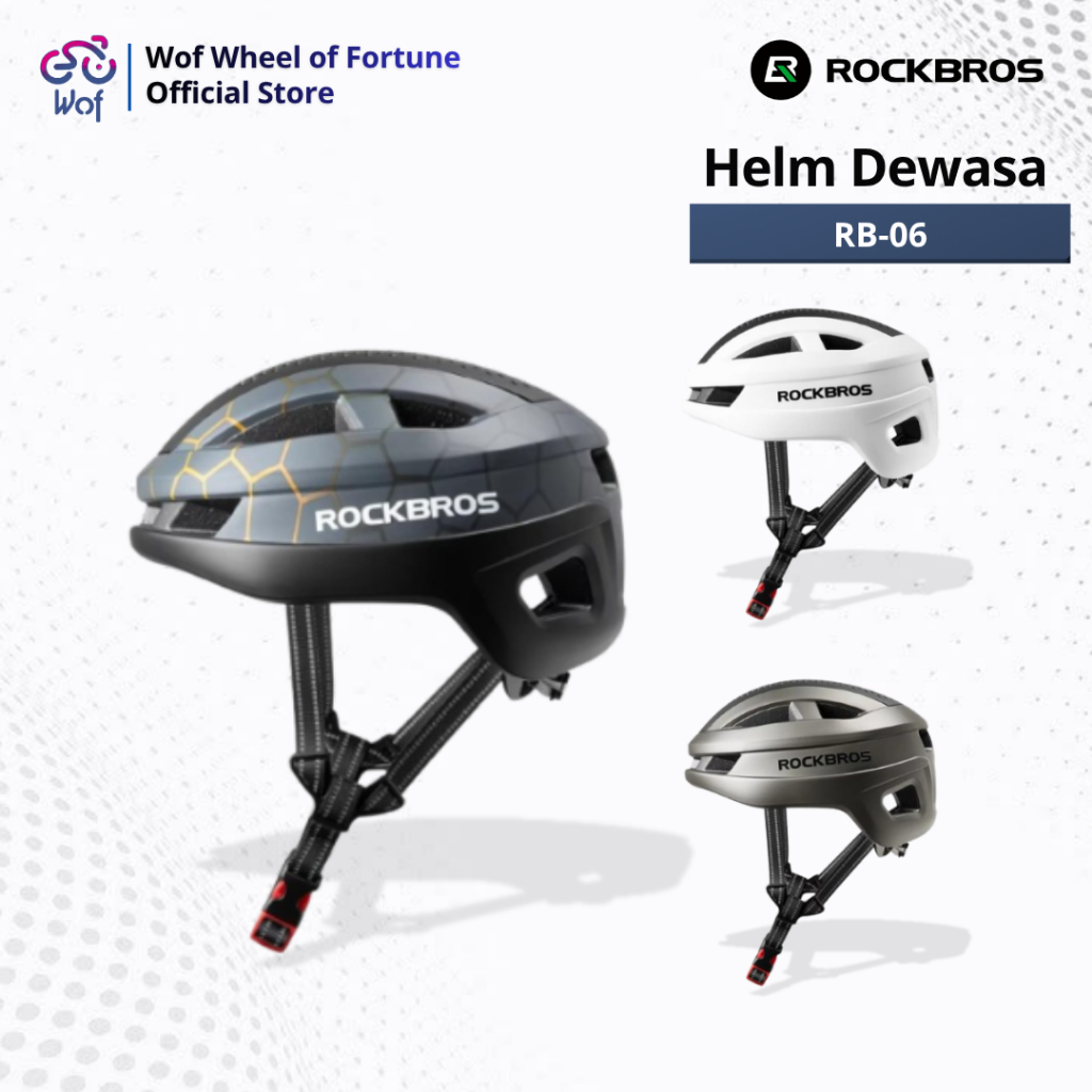 ROCKBROS RB06 ANDRE LEDUCQ Helm Sepeda Bicycle Helmet Bike Aerodynamic RB-06