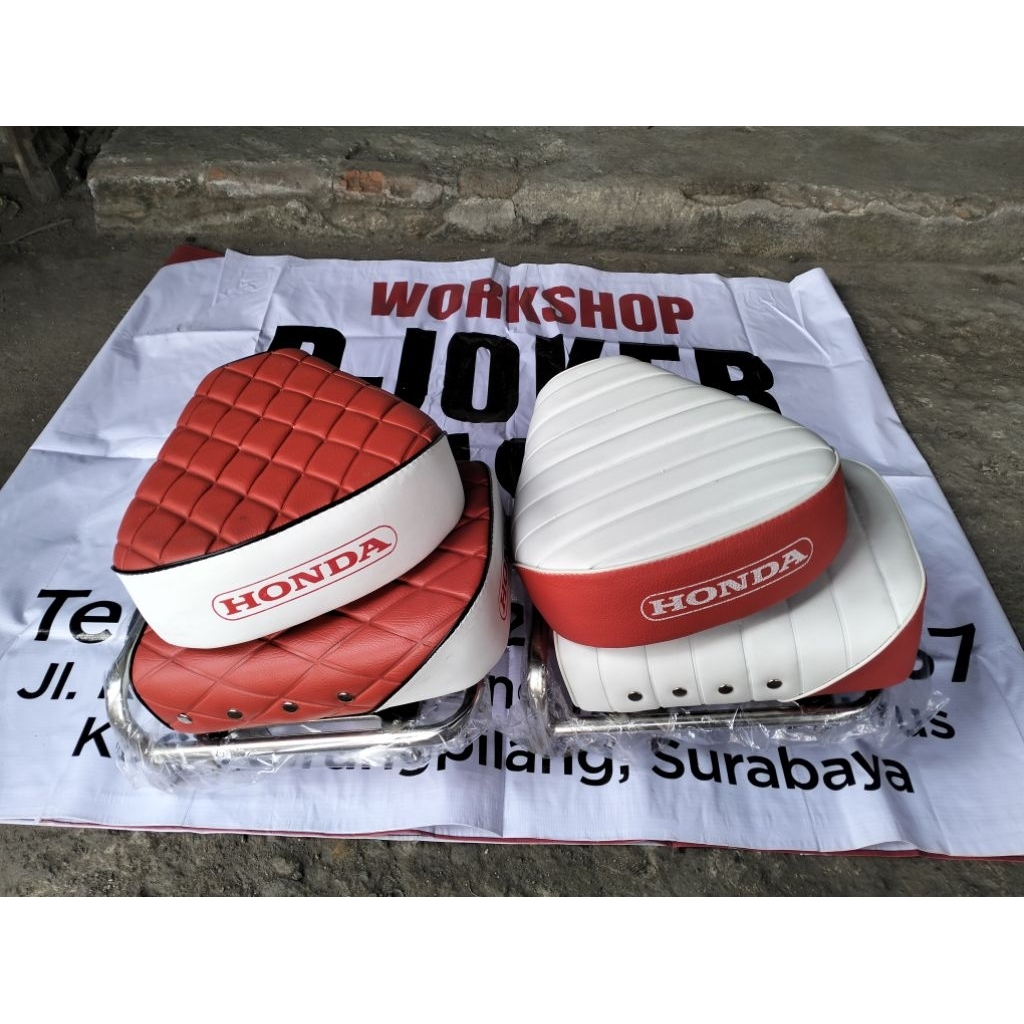 JOK C70 PISAH JOK HONDA PISPOT C70 SET CUCUKAN MERAH PUTIH MURAH
