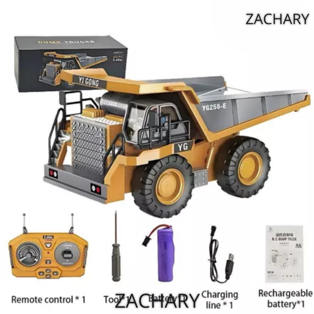 Remote Control Excavator Toy Mainan Konstruksi Remote Control Channel Rc Excavator Truck