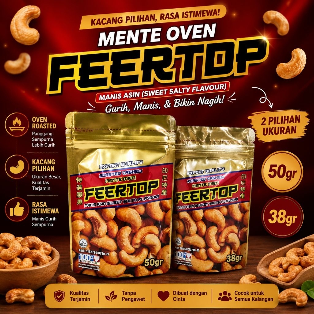 Mente Oven Feertop 50gr dan 38gr