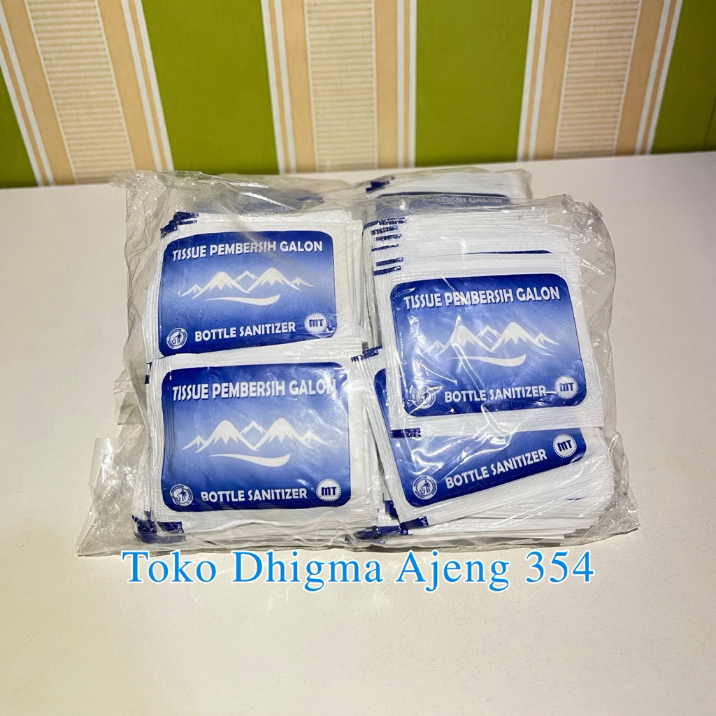 Tisu pembersih galon isi ulang / Tisu galon MT (100pcs)