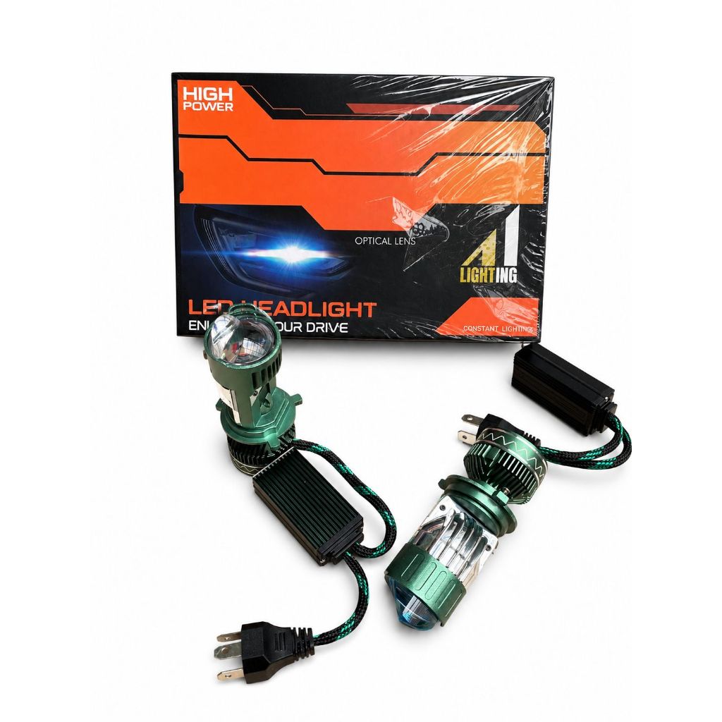 LAMPU LED MINI PROJIE PRO H4 - TOTAL LOW BEAM 220 WATT , HIGH BEAM 260 WATT