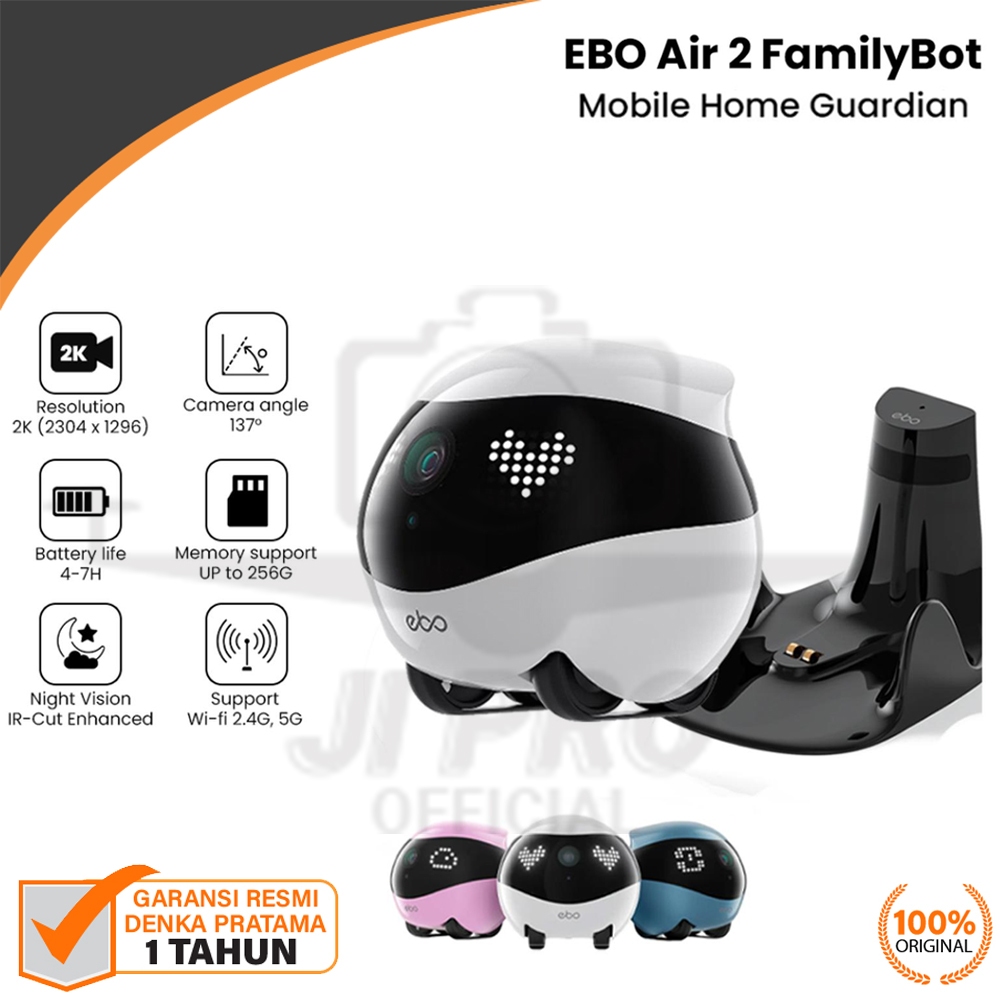 Enabot EBO Air 2 Companion Robot Familybot Garansi Resmi