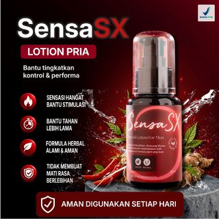 SENSASX Minyak Lotion Pria Untuk Memperbesar Dan Tahan Lama Serta Memberikan Sensasi Hangat