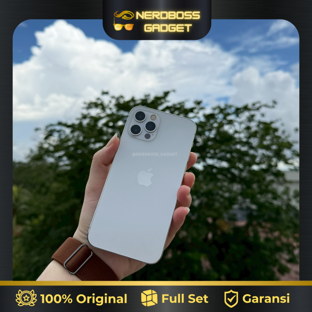IPHONE 12 PRO SILVER 128GB | 100% ORIGINAL APPLE MULUS MANTAP CAKEP