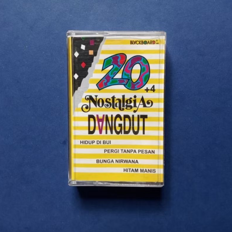 Kaset Pita 20 Nostalgia Lagu Dangdut Prod BLACKBOARD Ind