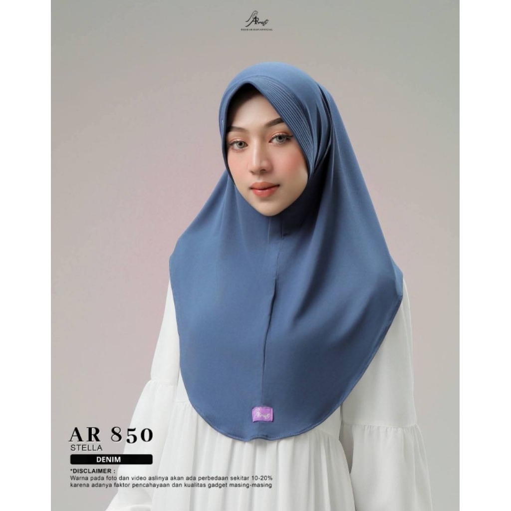 Ar 850 Hijab Instant Arrafi Daily Bergo Arrafi Hijab instant standar Hijab sport