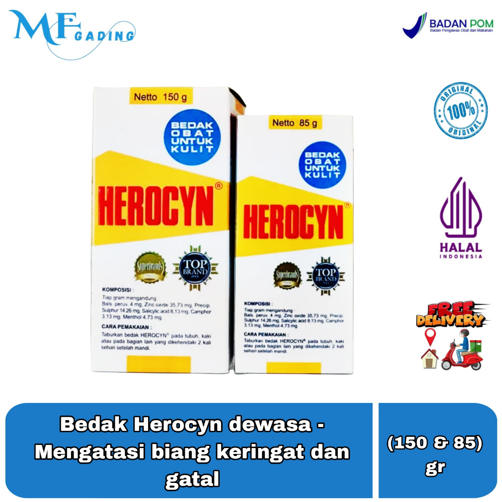 Bedak Herocyn ( DEWASA ) - Bedak Biang Keringat