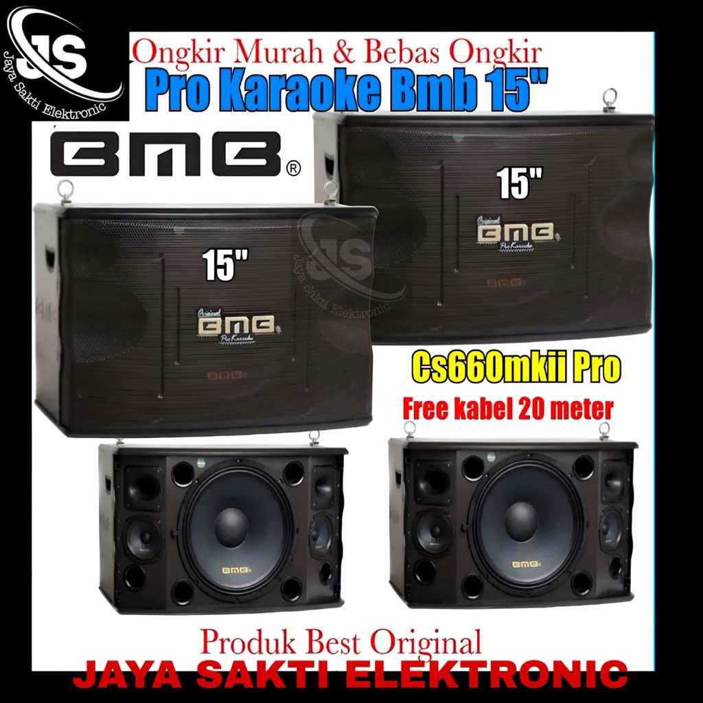 Speaker 15 Inch BMB CS 660 V MK III Original bmb cs660v mk iii Garansi 3thn Harga 1 Pasang