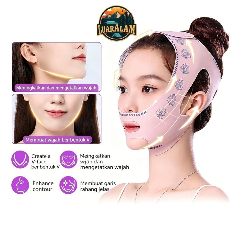 LUARALAM 3D V Shape Face Tightening Bandage V Shape Face Lift Up Belt Face Slimming Bandage V Line S