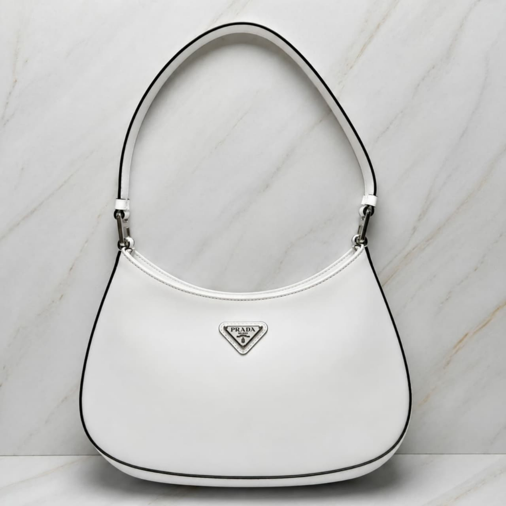 PRADA CLEO LEATHER SHOULDER BAG