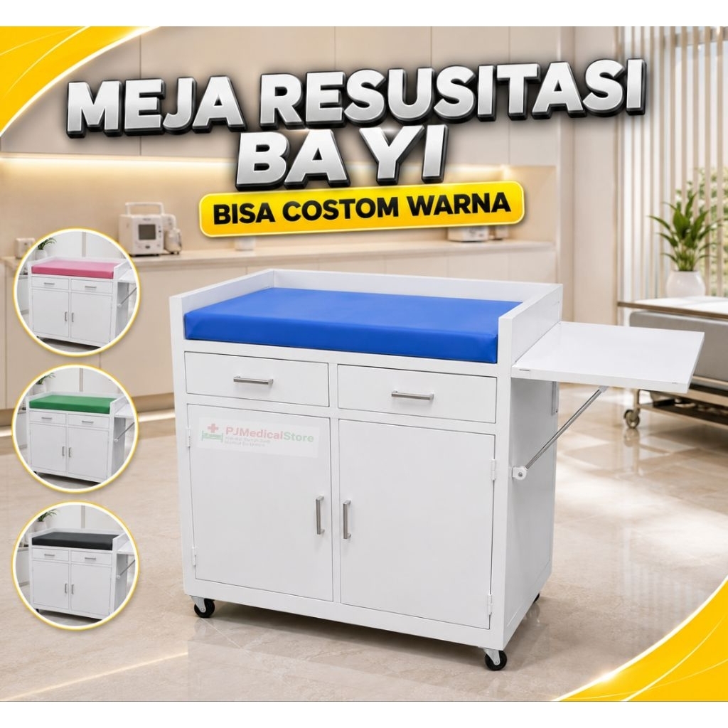 meja resusitasi bayi - baby table resusitasi bayi