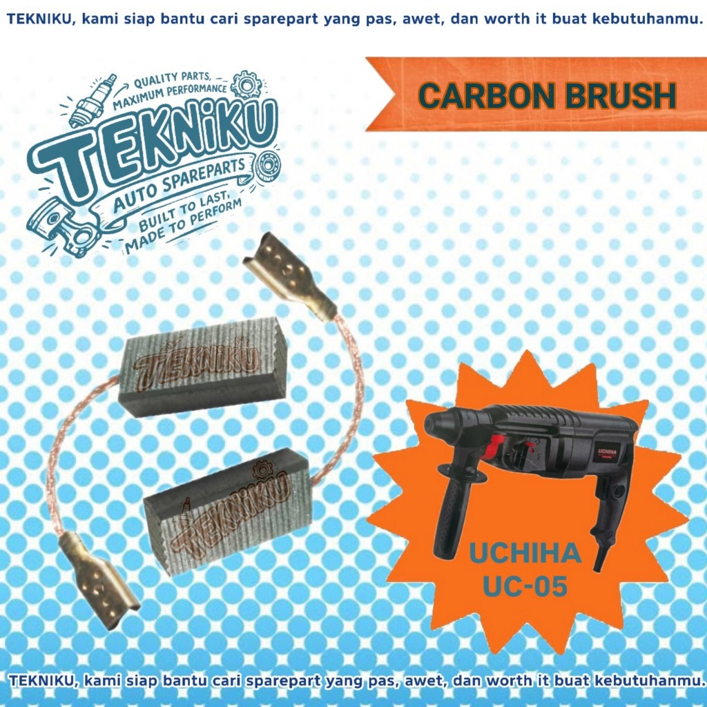 CARBON BRUSH ROTARY HAMMER UCHIHA UC-05 ARANG BOR BETON UCHIHA UC-05