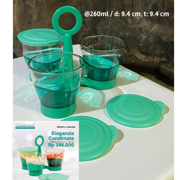 Elegenzia Condimate Tupperware // Wadah bumbu
