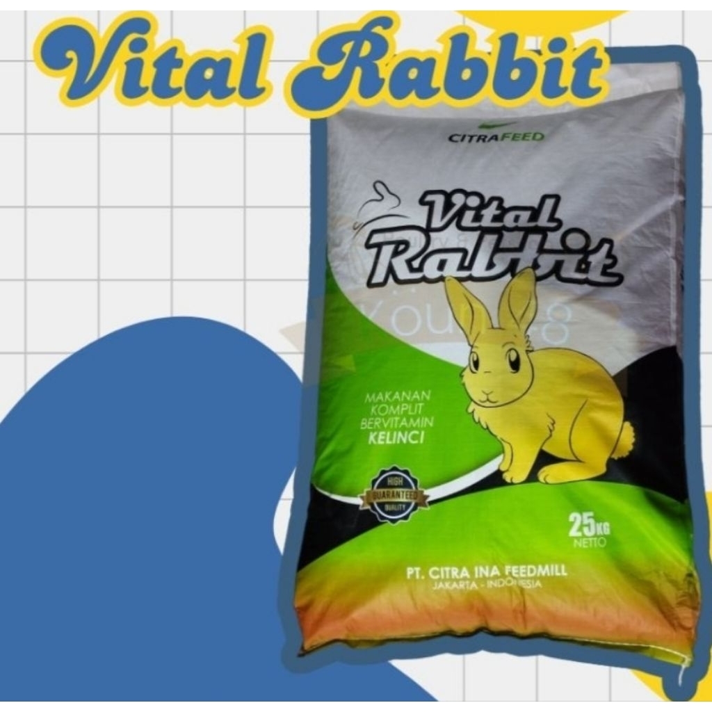 VITAL RABBIT FOOD PAKAN KELINCI PELET RABBIT
