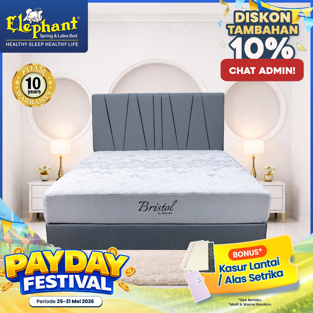 Kasur / Springbed Orthopedic Bristol Elephant 120, 160, 180, 200x200