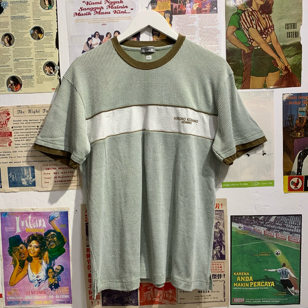 Tshirt kaos vintage Hiroko Koshino Homme L 72x55