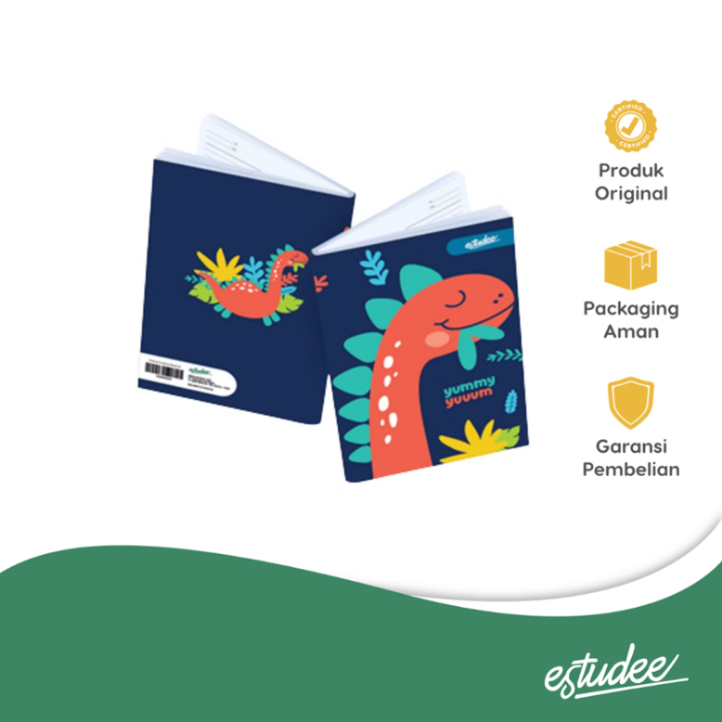 Estudee - Buku Tulis Estudee L Kwarto 58 Dino Isi 10