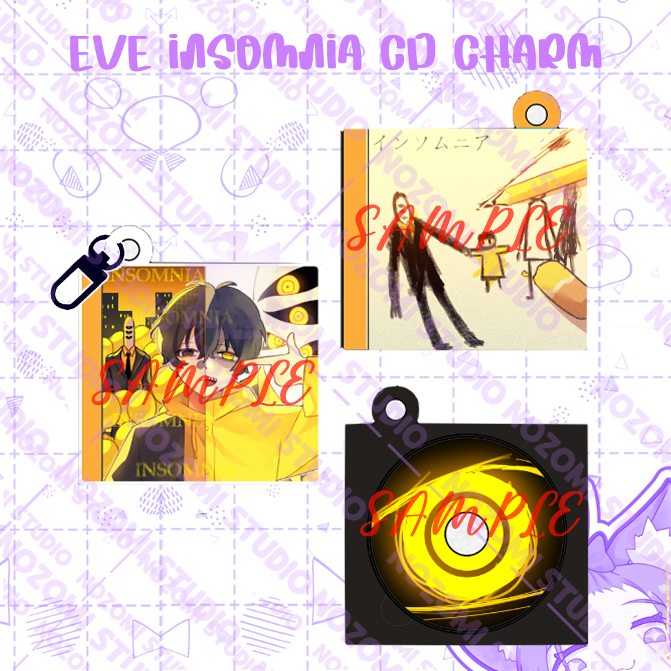 CD KEYCHAINS UTAITE EVE ALBUM COVER (SPINNER)
