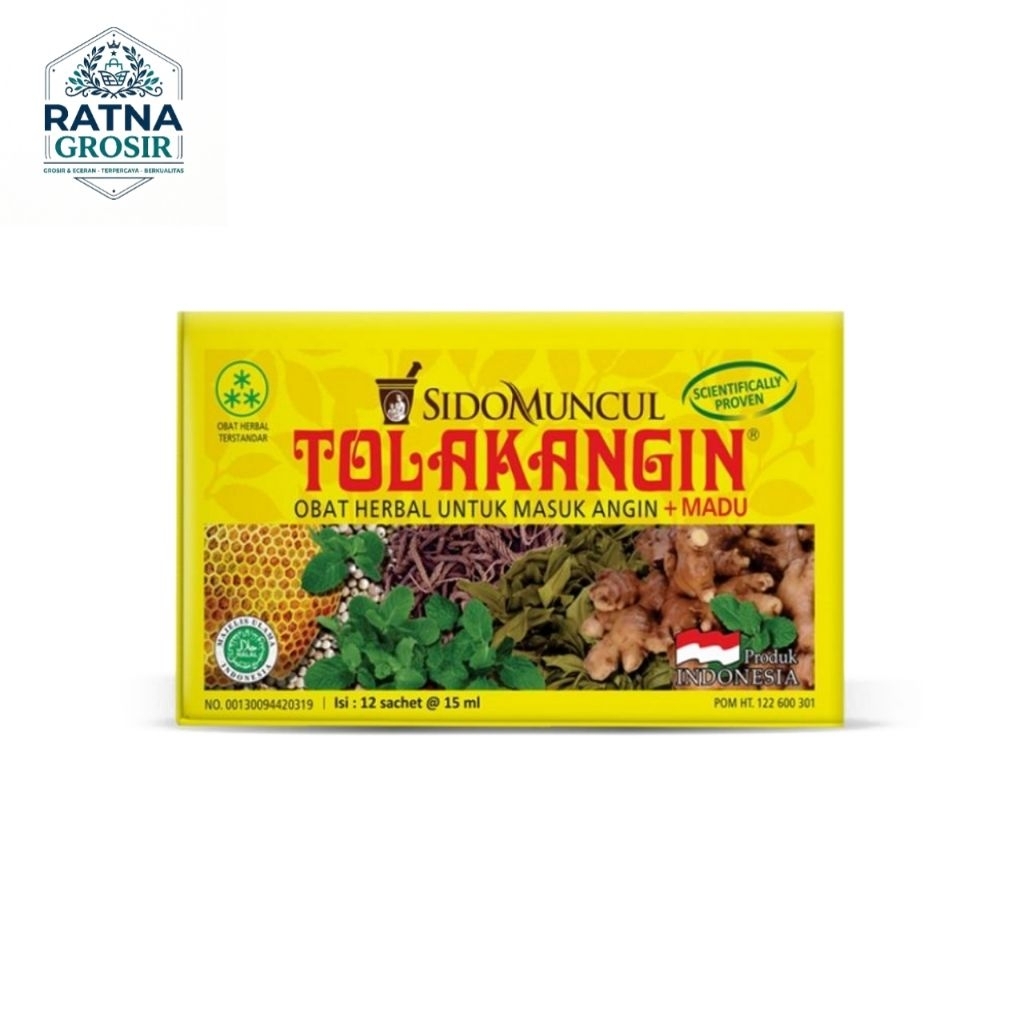 TolakAngin Cair 1Box isi 12 Sachet - Ratna Grosir