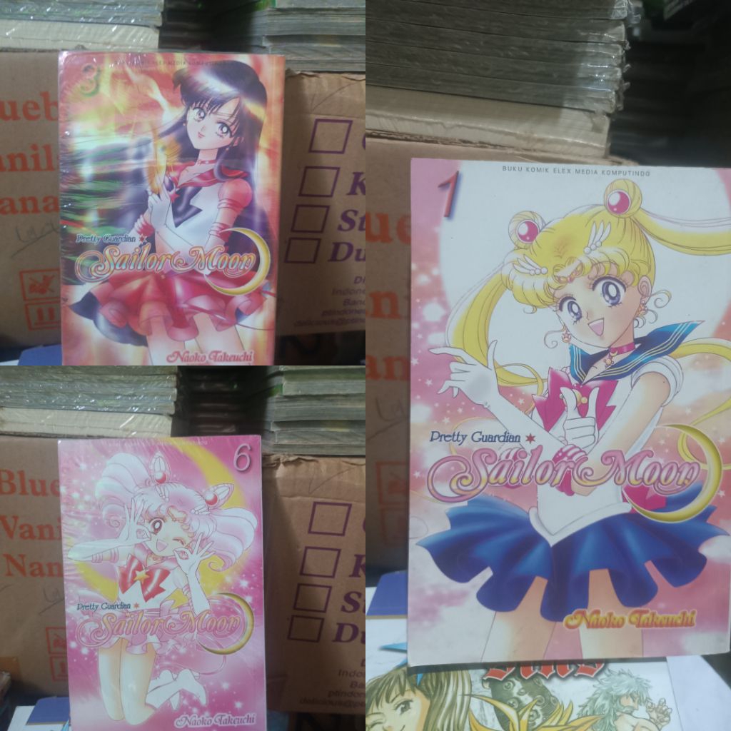 Komik sailor moon deluxe 1,3,6 segel / komik sailor moon deluxe vol 1,3,6 segel