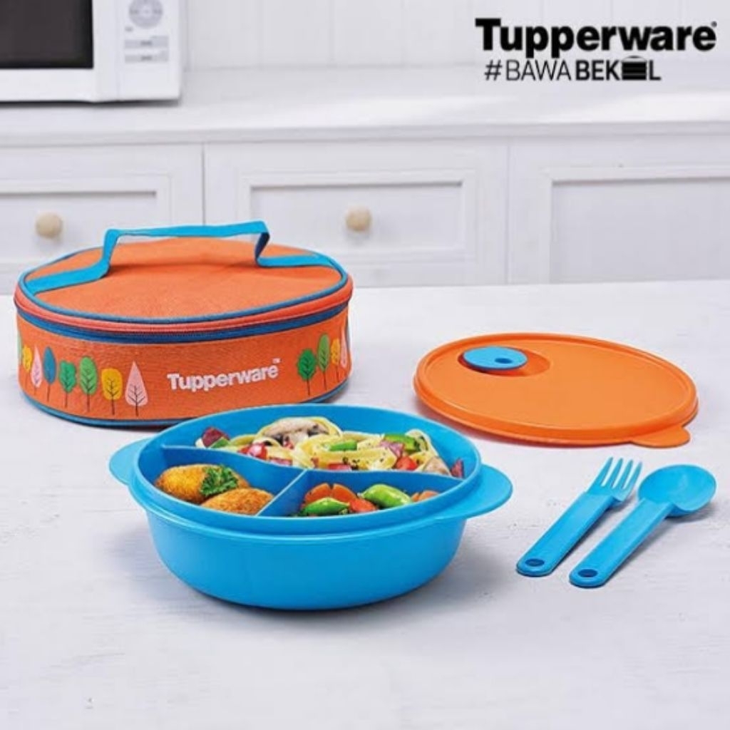 Crystalwave Bowl Tupperware // Cwl set oren