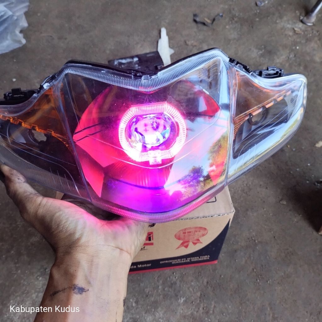 lampu depan revo absolute costum biled