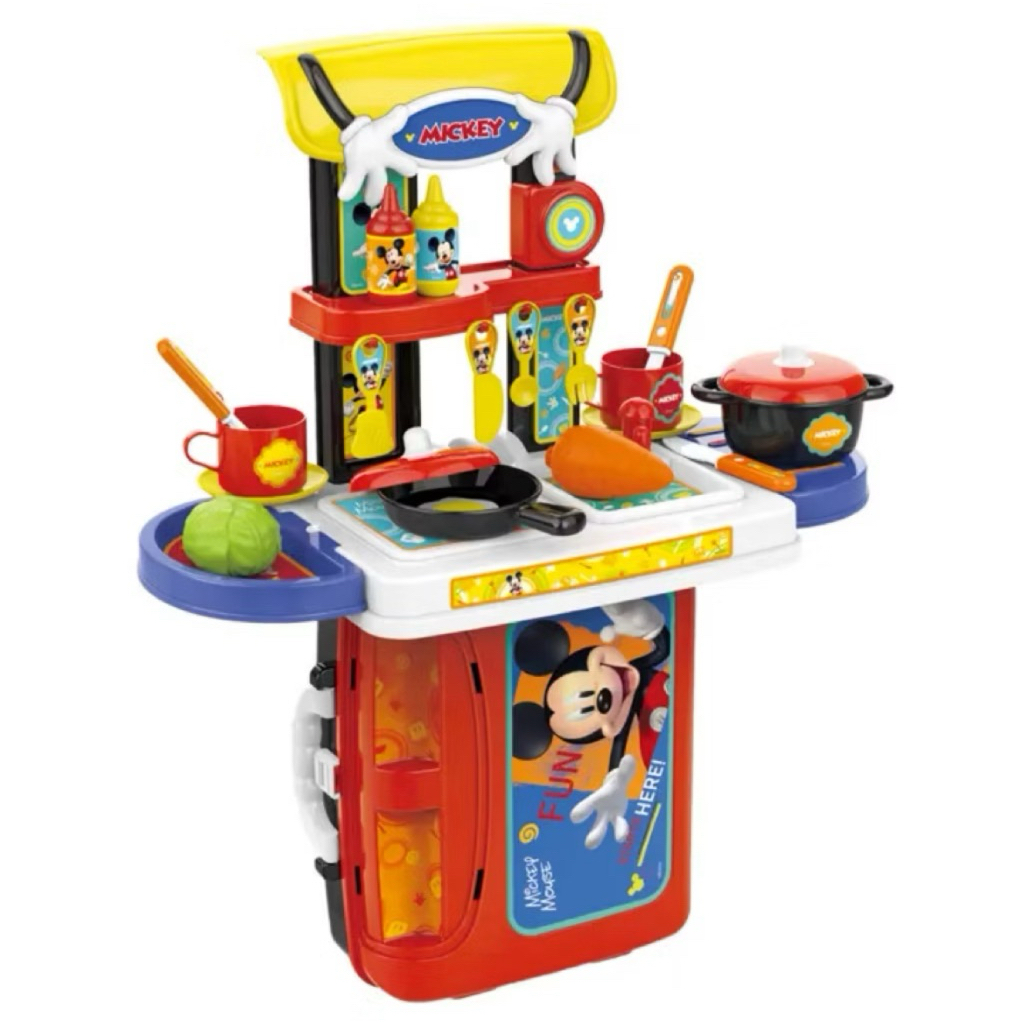 Mainan Kitchen Set (Masak-masakan) bertema Mickey Mouse 3-in-1