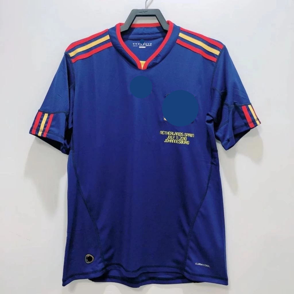 JERSEY BOLA RETRO SPANYOL AWAY 2010 GRADE ORI HIGH QUALITY JUMBO XXL 2XL