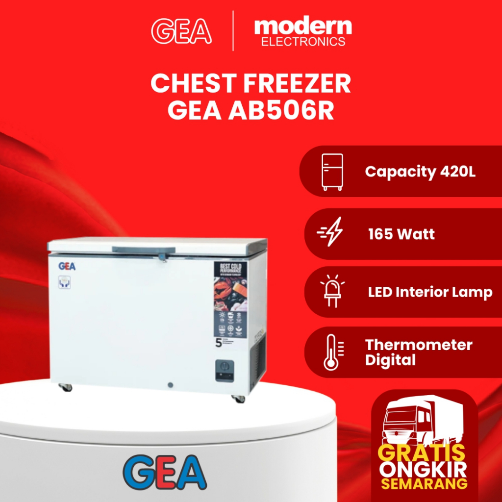 GEA CHEST FREEZER 420 LITER AB506R