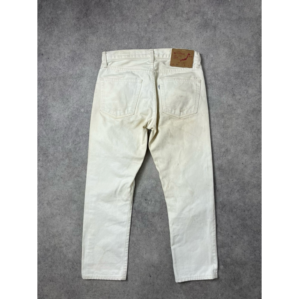 ORSLOW white denim
