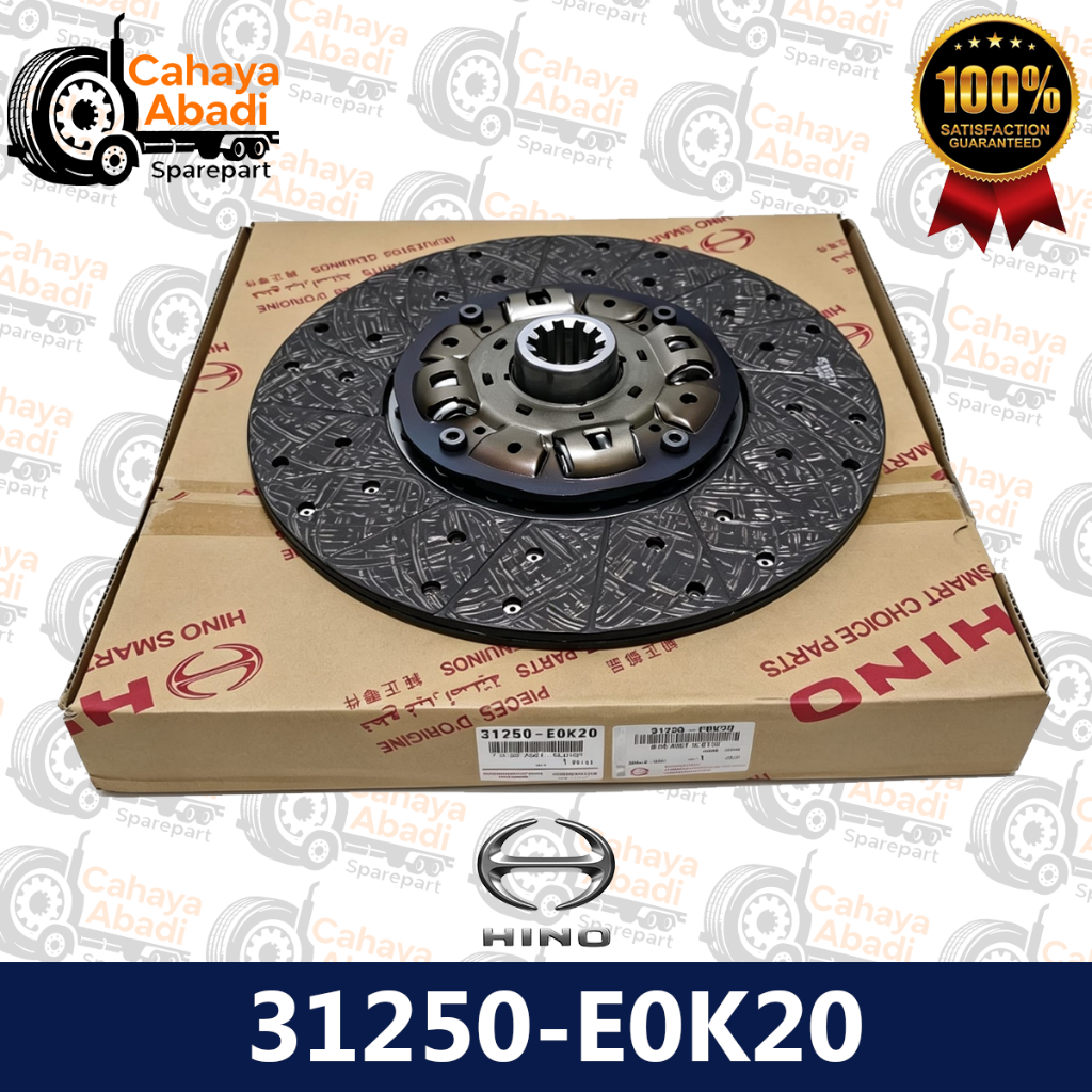 DISC CLUTCH ASSY 15" 31250-E0K20 HINO 500 FM260 FM280 FG235 PLAT/KAMPAS KOPLING GENUINE PART HARGA P