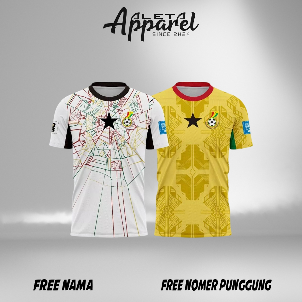 Jersey Ghana Home Away Piala Dunia 2026