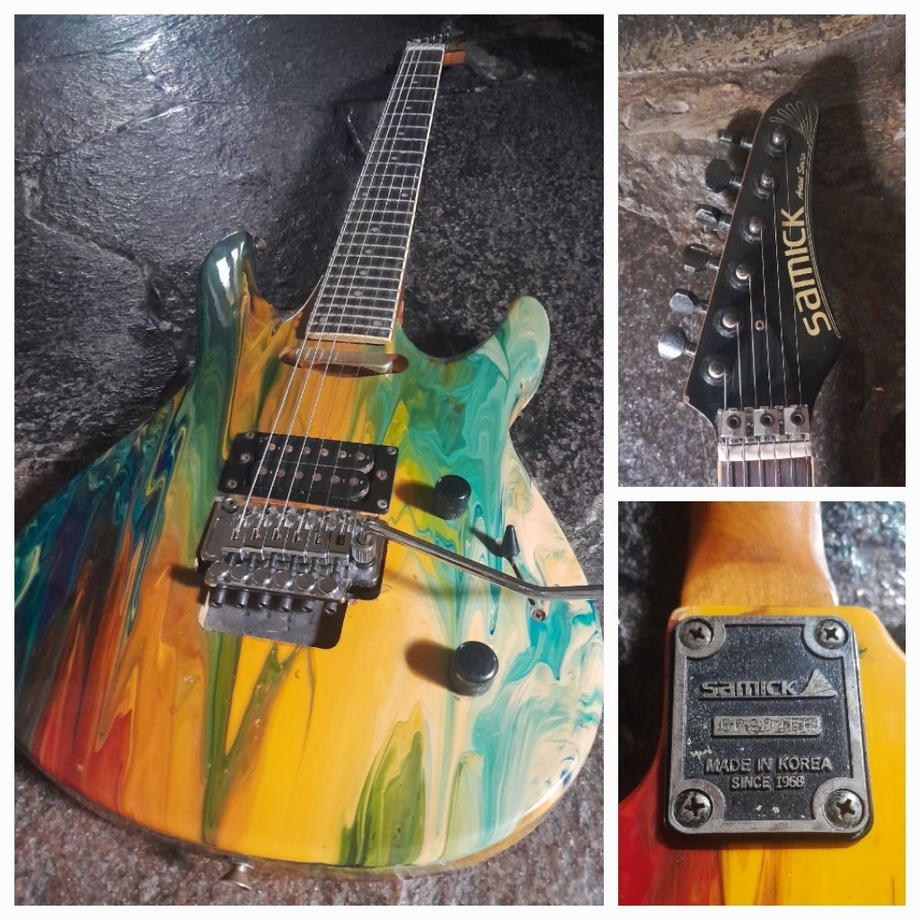 90's vintage Guitar - Samick Aurora KJ 540 - Original Made in Korea