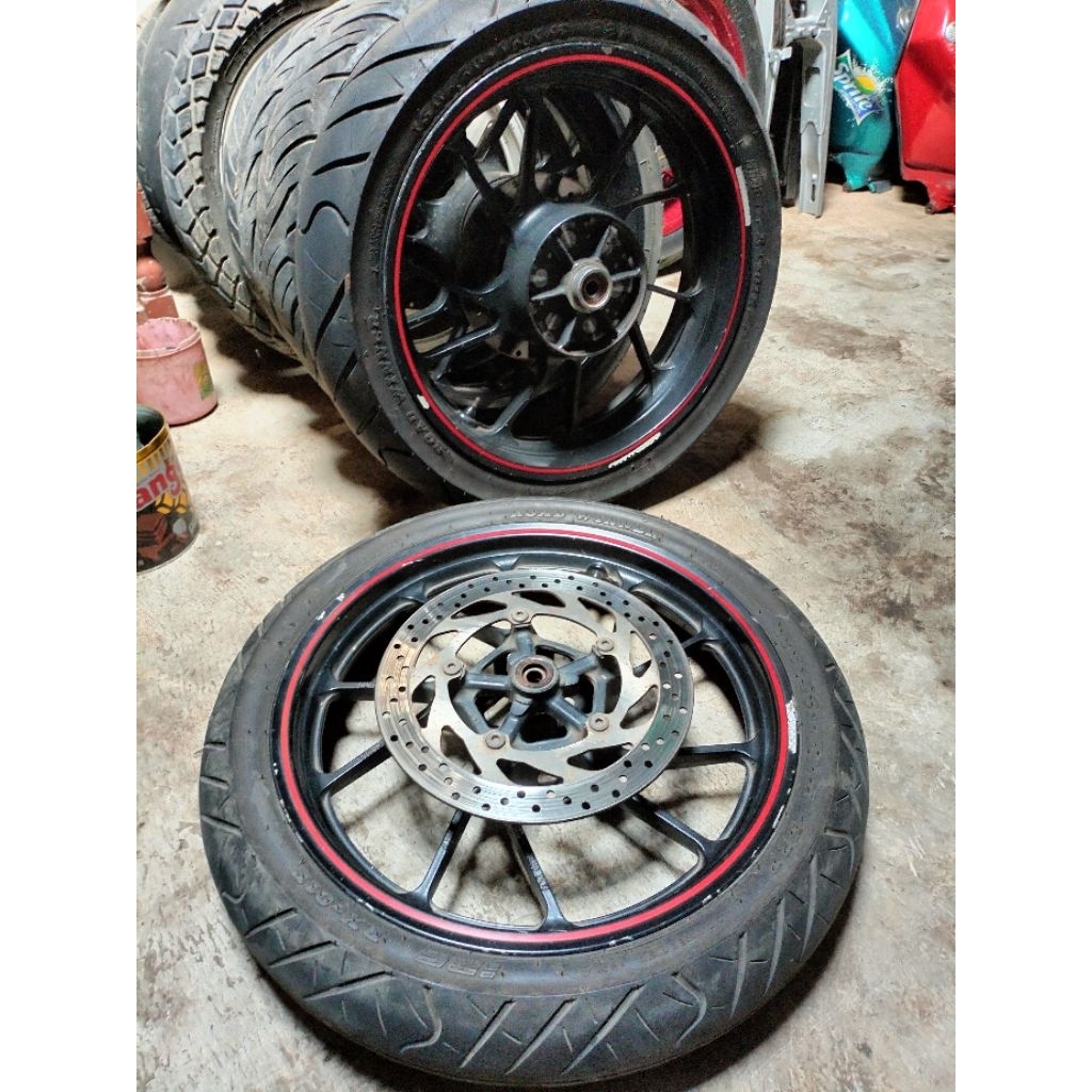VELG YAMAHA R15 V3 SET BAN SECOND ORIGINAL