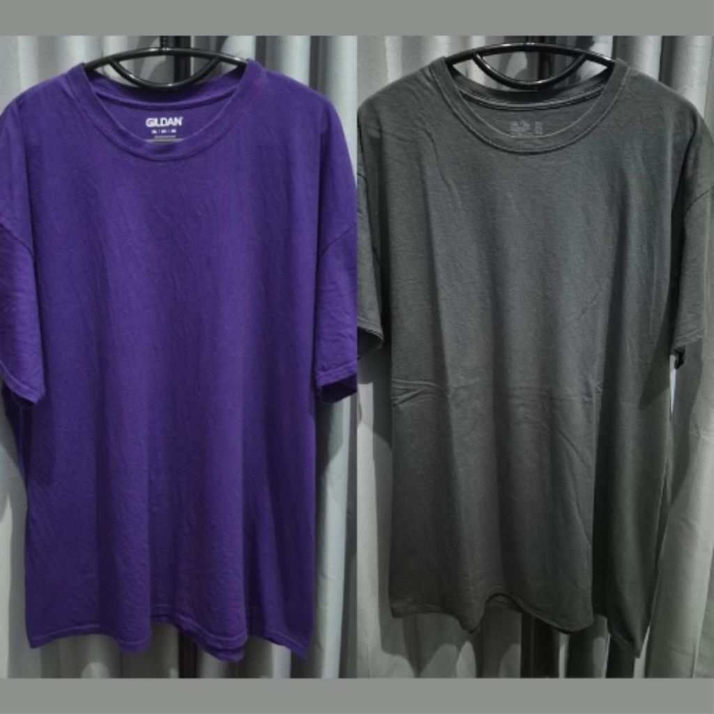 BUNDLING 2 BASIC TSHIRTS: GILDAN + FOTL 2XL PRELOVED
