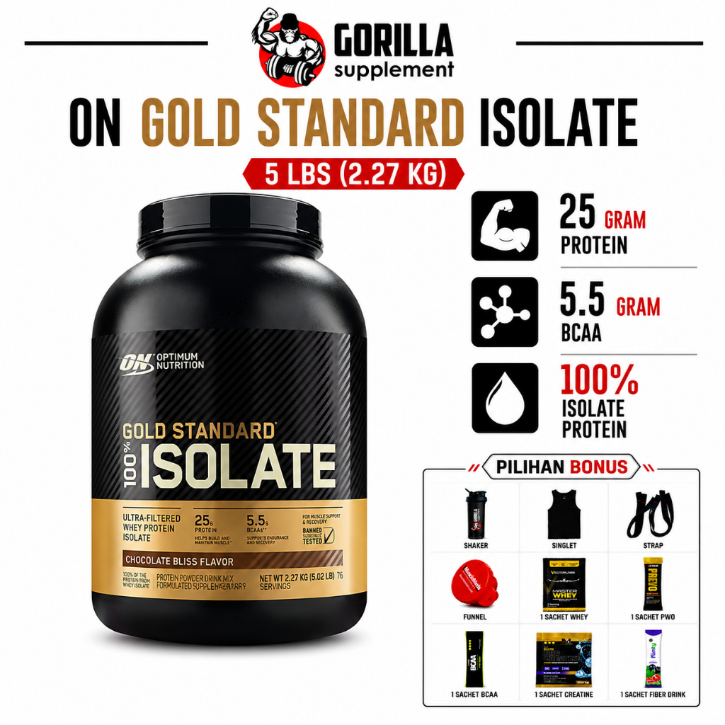 Optimum Nutrition Gold Standard Isolate Protein 5 lbs ON Whey Protein Isolate