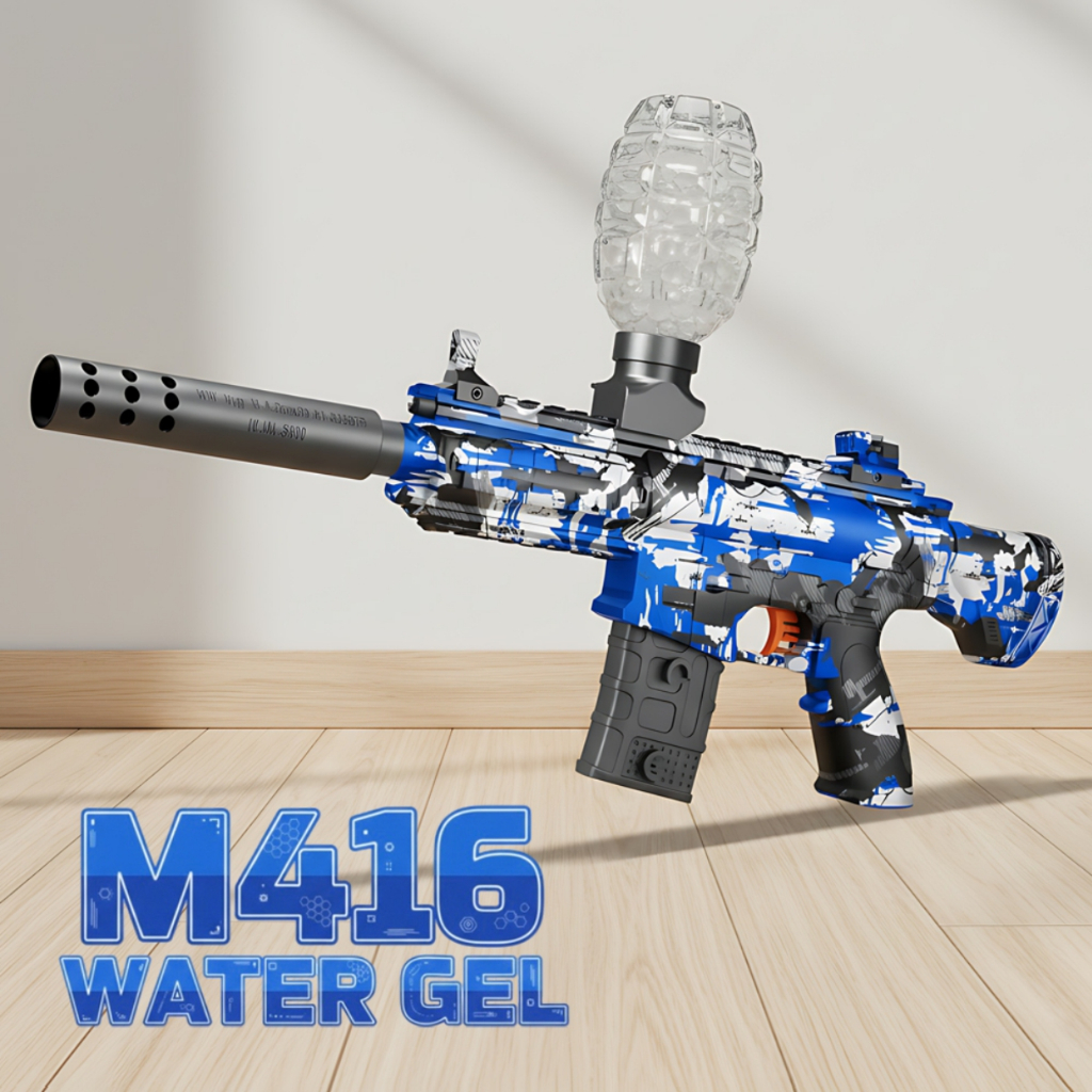 Izibro - Water Gell Blaster Pistol Nerf Anak Mainan Edukasi Senapan Shotgun Tembakan WGB Edukatif