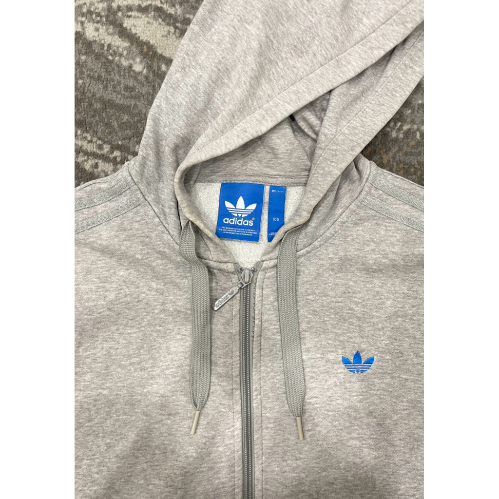 Adidas trefoil Hoodie Mans (Grey)
