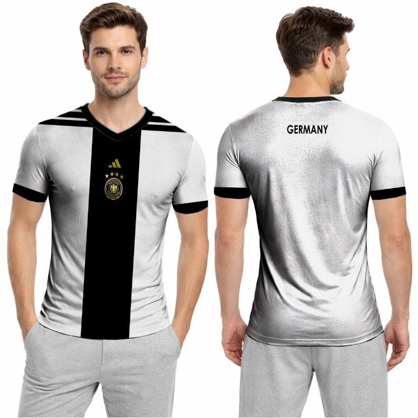 Kaos Jersey Germany 2026 DFB Premium 3D Full Print – Baju Bola Pria Casual Fashion Timnas Jerman Pia