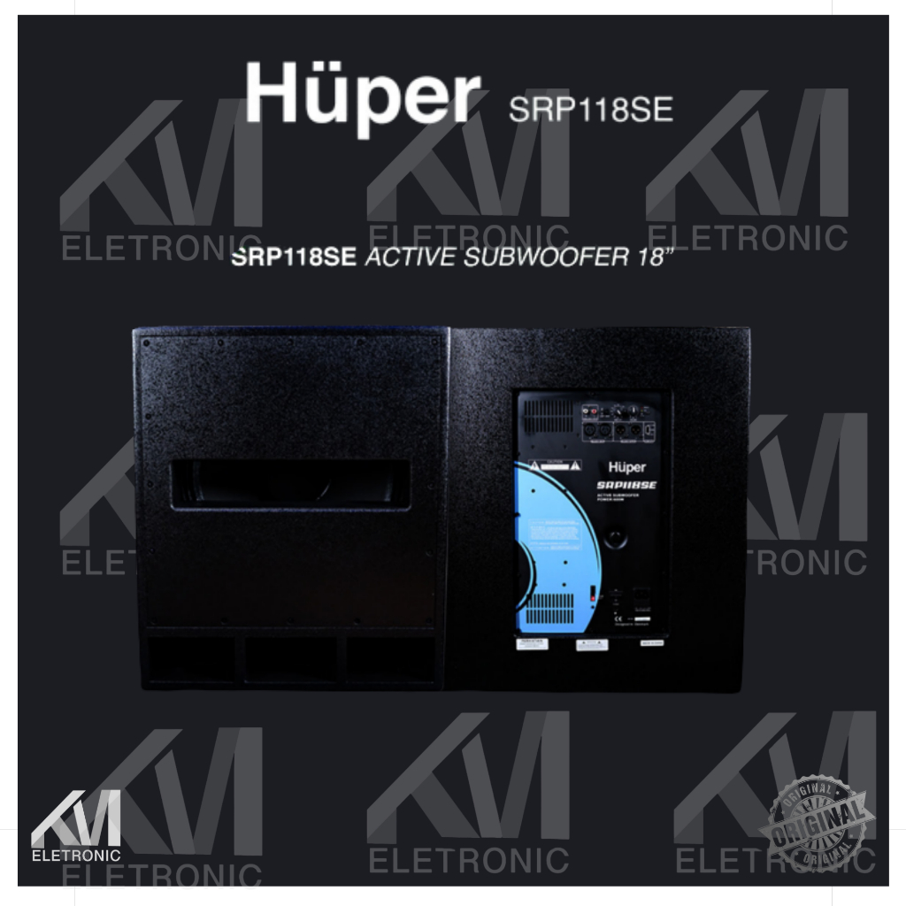 Huper SRP118SE Subwoofer Aktif 18 Inch Original SRP-118 SRP-118Se Sub Aktif