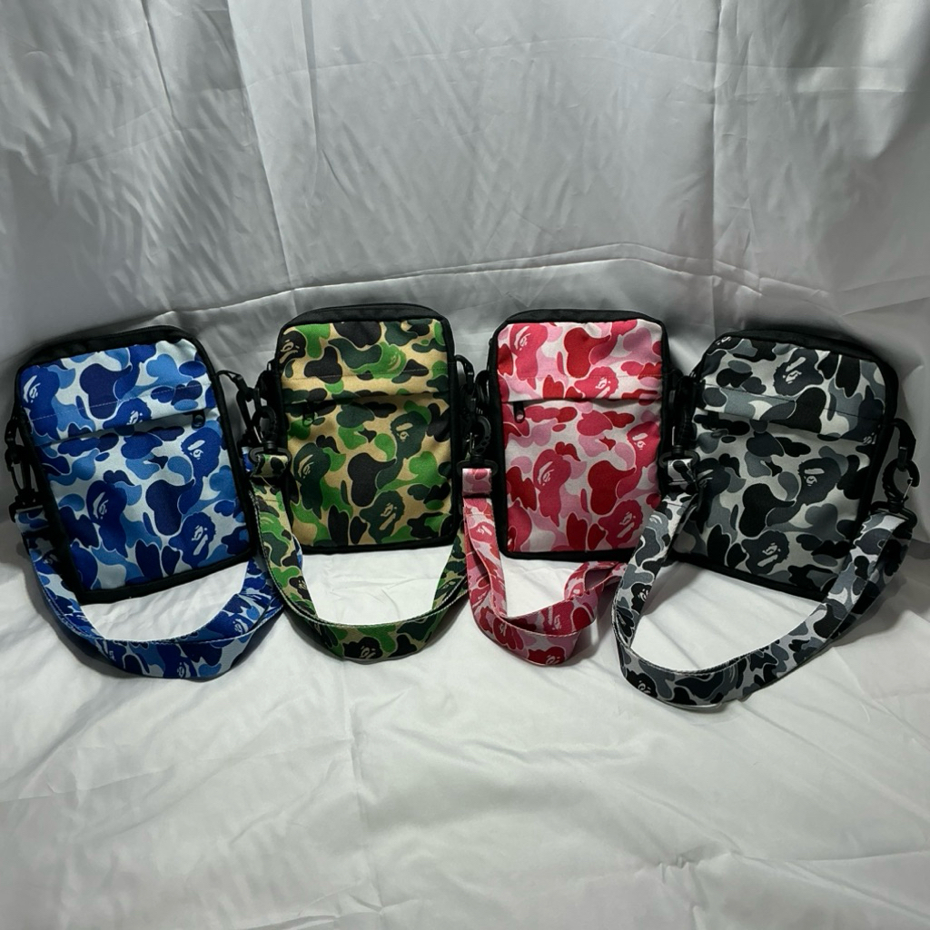 tas selempang bape camo bathing ape sling bag bape bathing ape abc camo