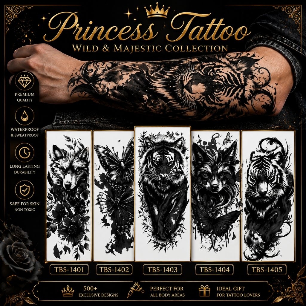 TATTO | Tatto temporer | Sticker tatto | Tatto kupu kupu | Tatto serigala | Tatto harimau