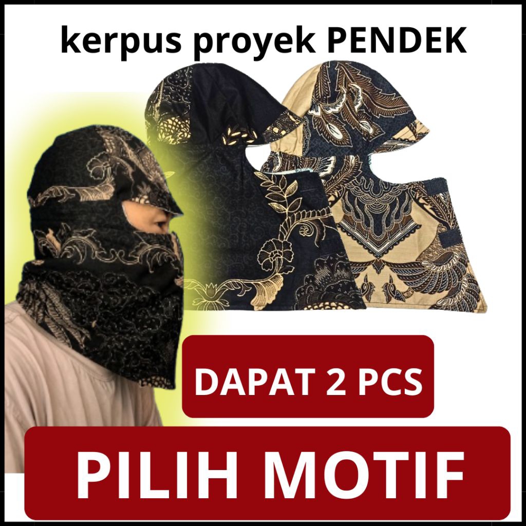 2 PCS Topi Kerpus Proyek Model Pendek Kerpus Welder