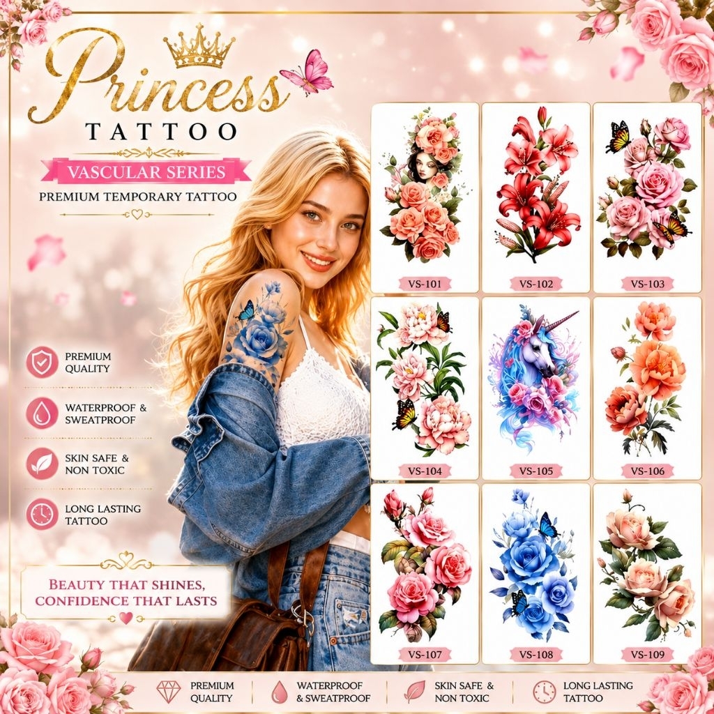 TATTO | Tatto temporer [ Colored tattoo ] Sticker tatto