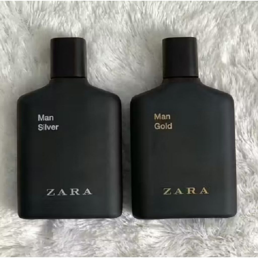 Parfum Original Zara Man Silver 100ml + Zara Man Gold 100ml parfum pria