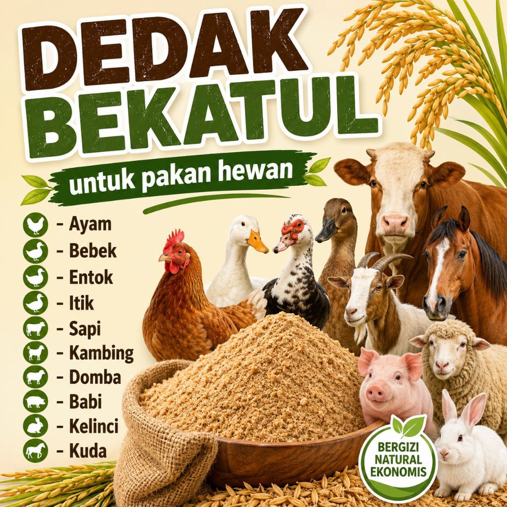 DEDAK BEKATUL PAKAN TERNAK