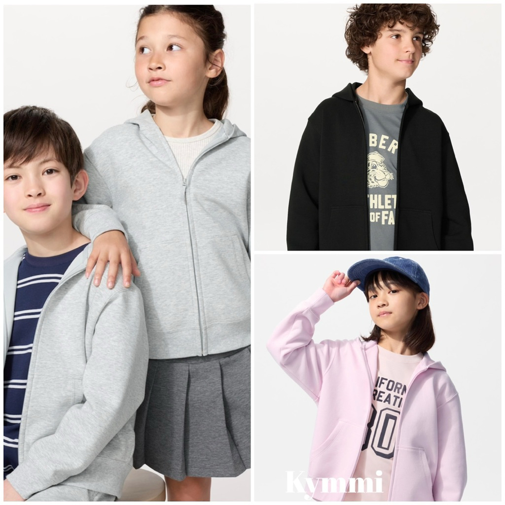 UNIQLO Kids Dry Sweat Full Zip Hoodie