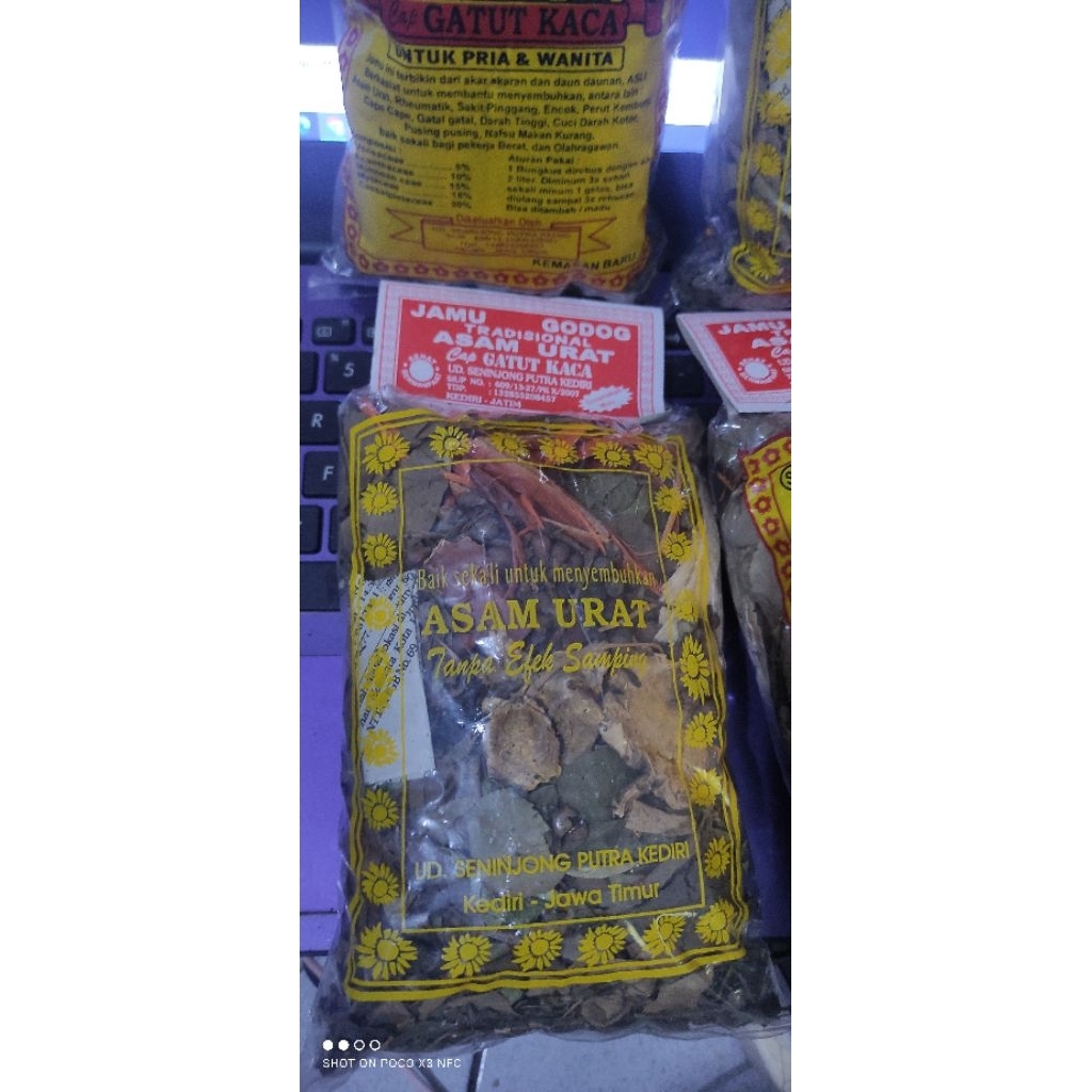 JAMU GODOG TRADISIONAL CAP GATOT KACA ASAM URAT